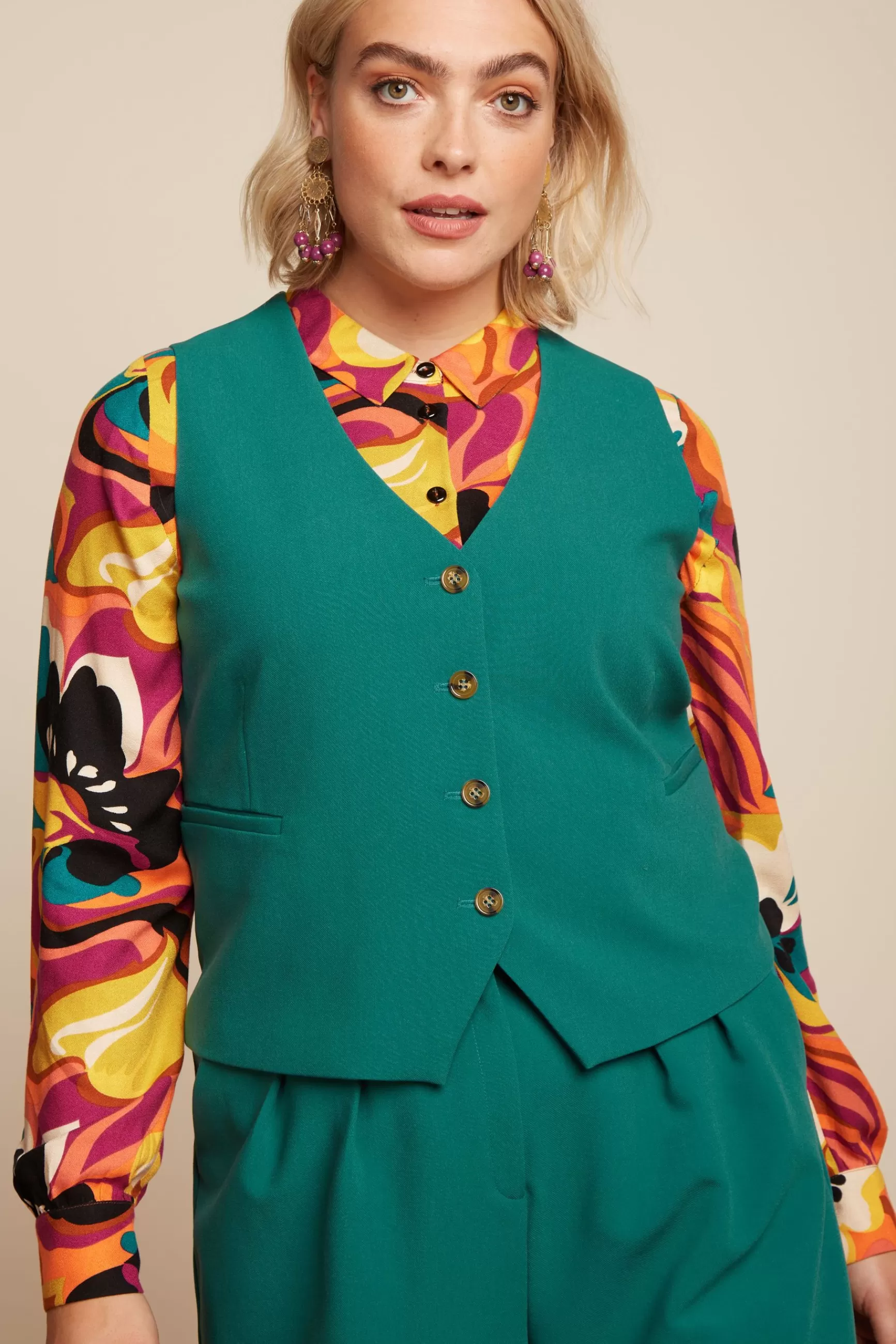 Bianca Gilet Simonet^King Louie Best Sale