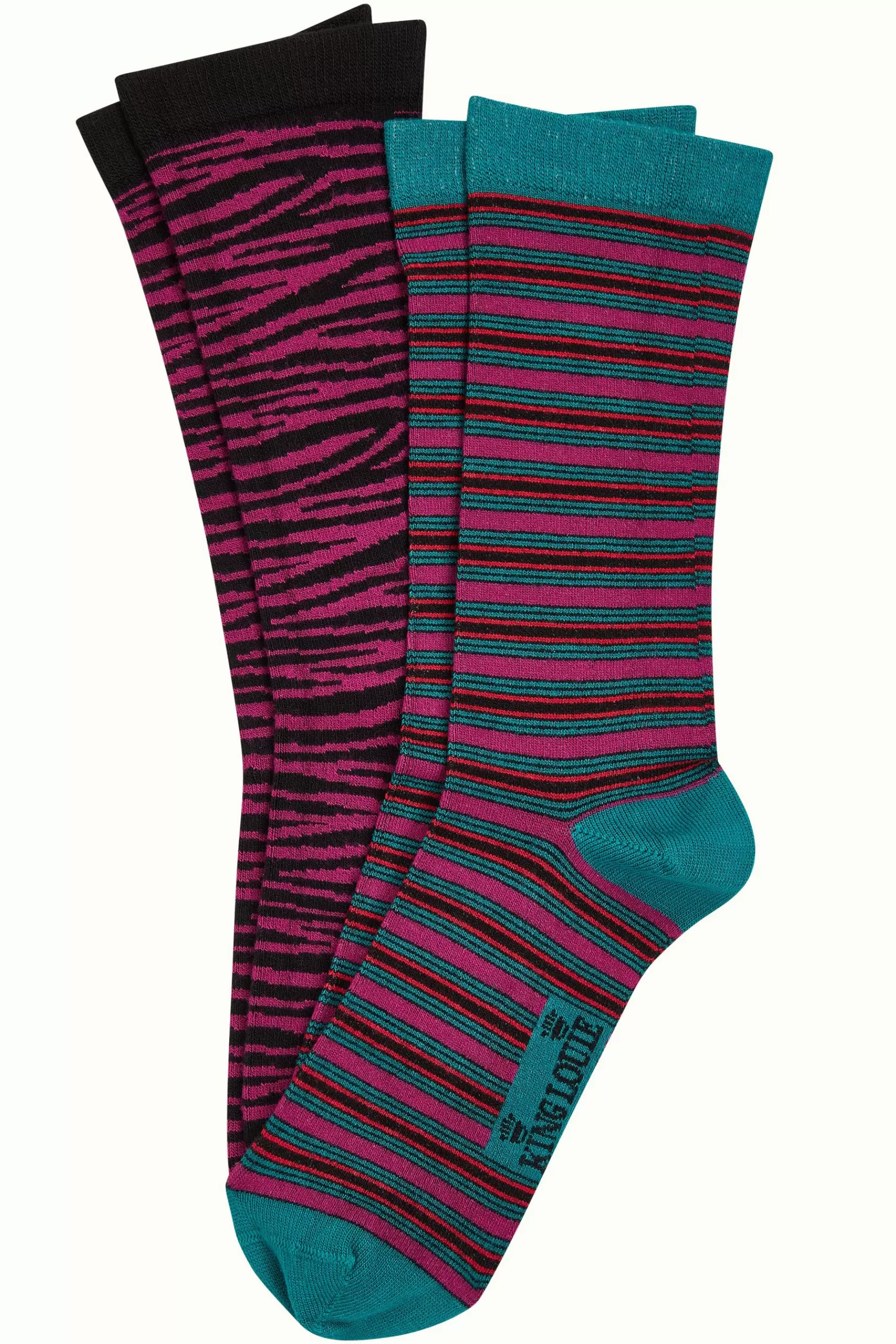 Socks 2-Pack Bee Stripe^King Louie Fashion